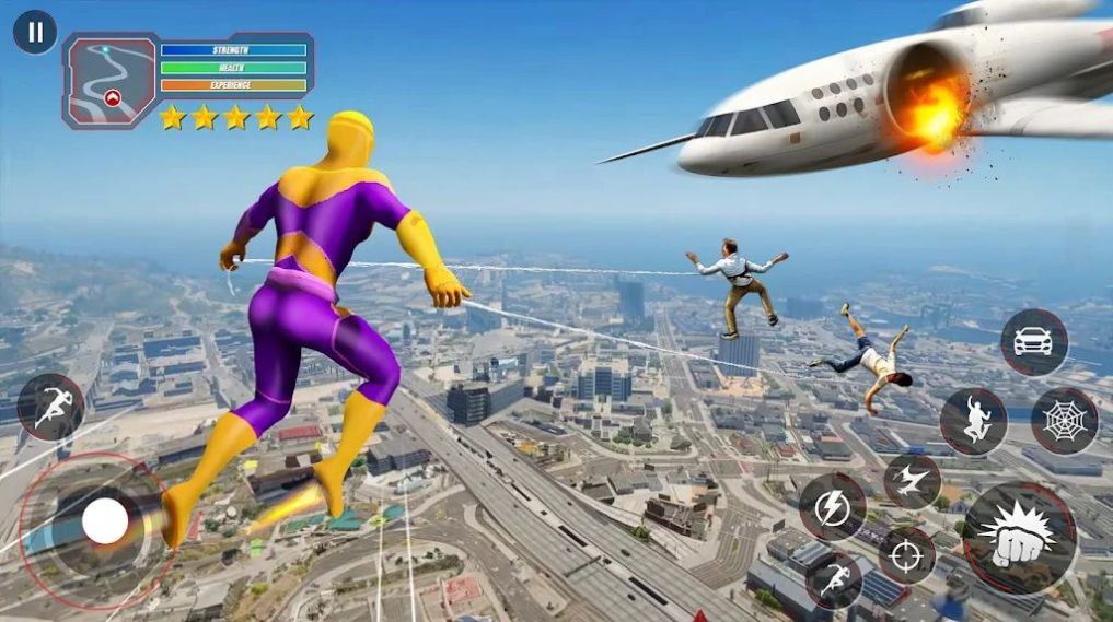 超级绳索英雄飞行之城(Super Rope Hero Flying City)