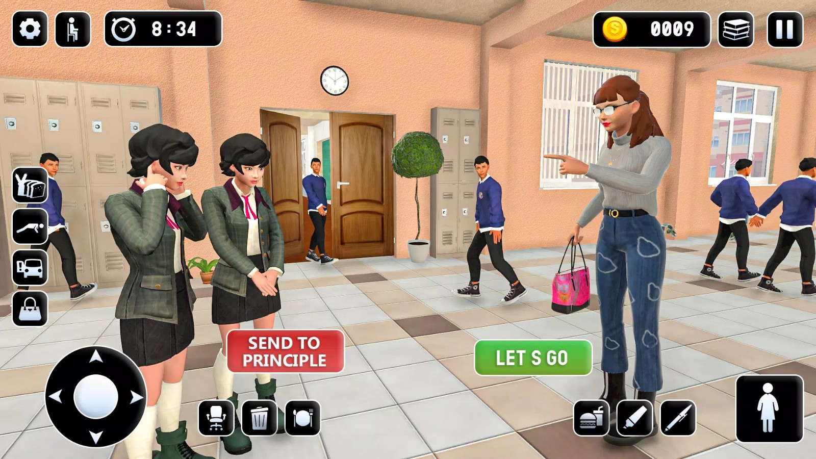 城市高中教师(City High School: Teacher Games)