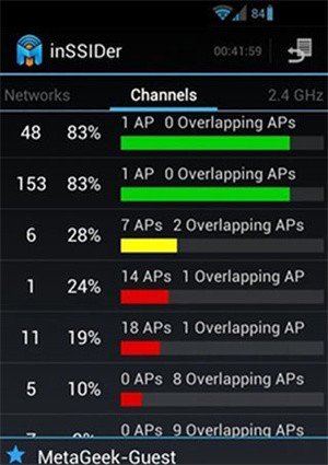 inSSIDer WiFi检测器